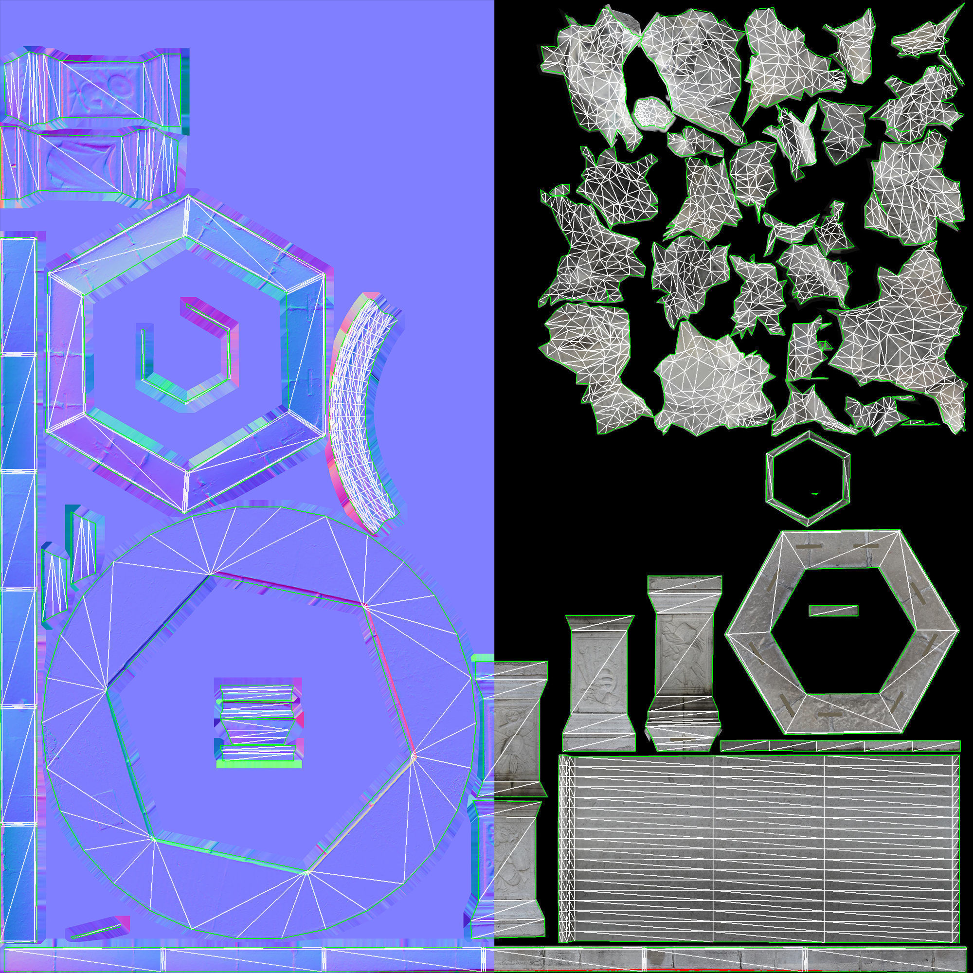 Carlo VI column Low-poly 3D model_19