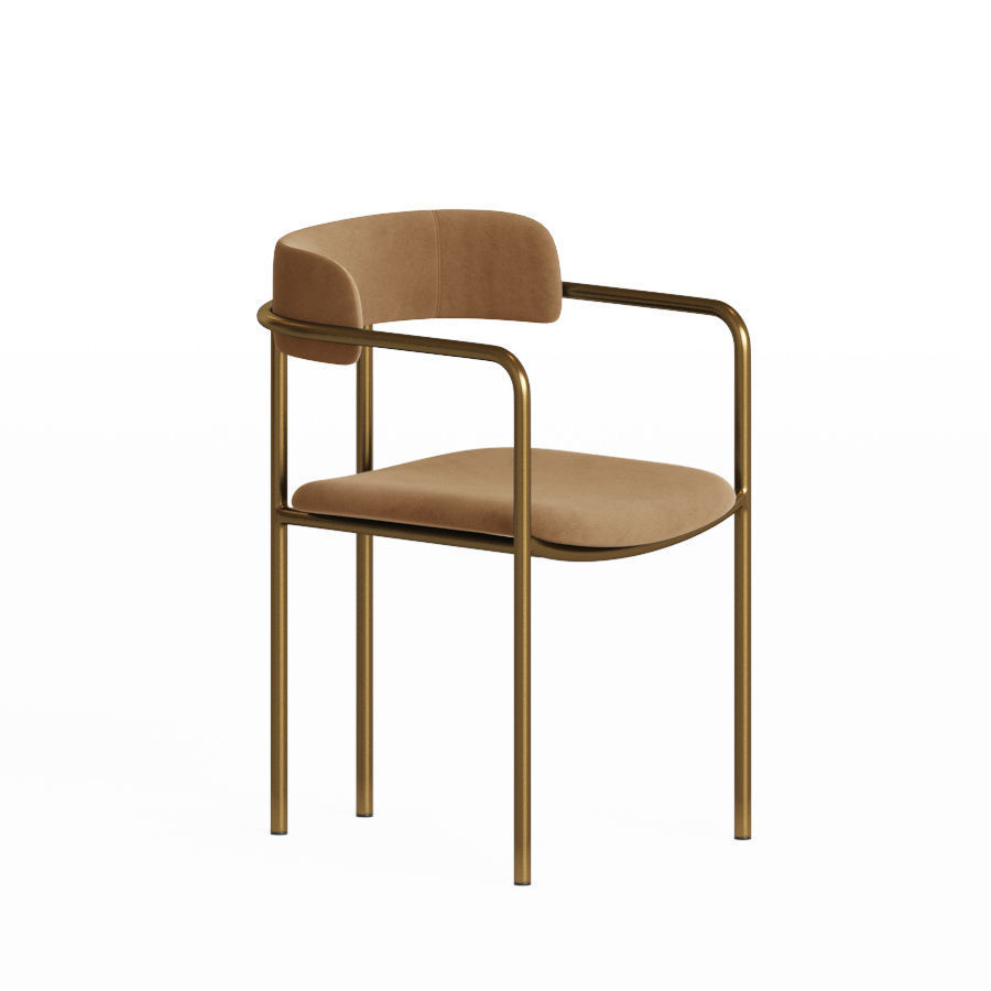 Lenox Chairs Set Westelm 3D model_2