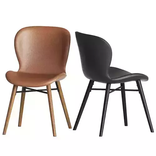 Uma faux leather dining chair West elm