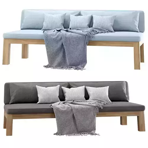 Niek outdoor couch by Piet Boon  3D model