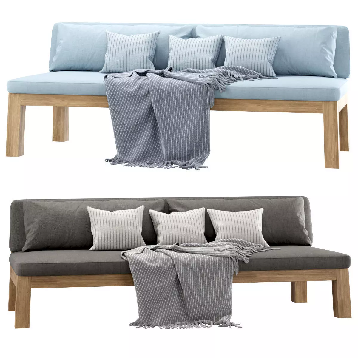 Niek outdoor couch by Piet Boon  3D model_0