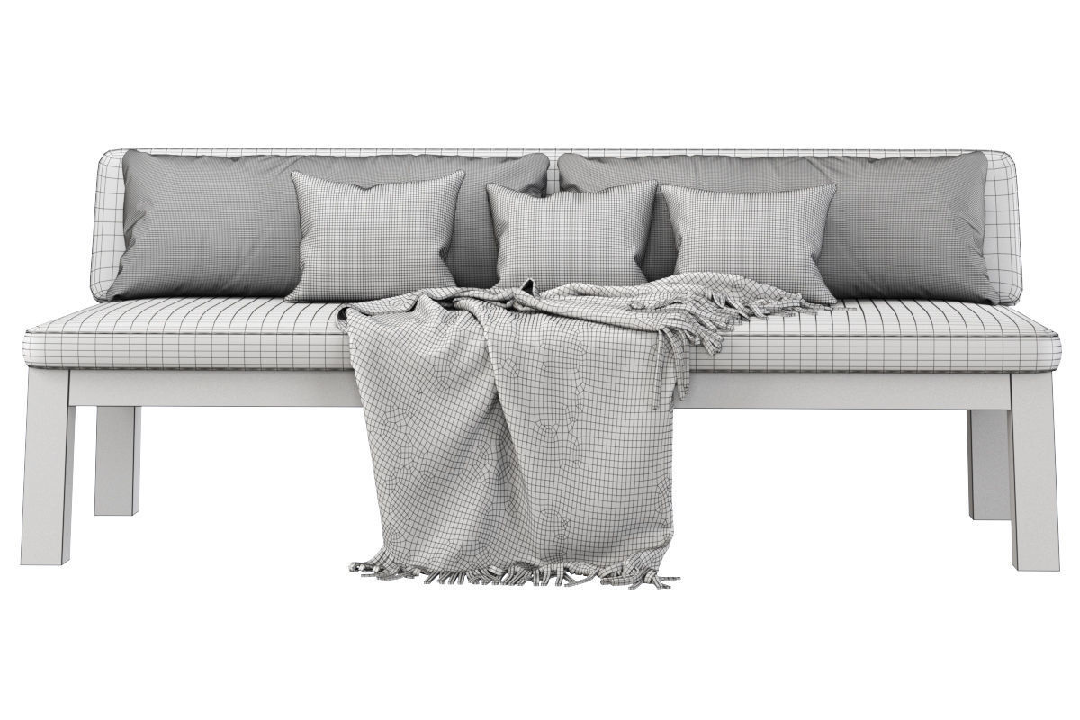 Niek outdoor couch by Piet Boon  3D model_7