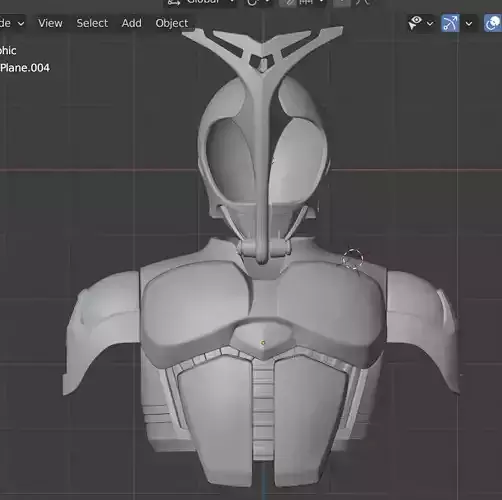 Kamen Rider Kabuto chest armor 3D Printable HELMET NOT INCLUDED 3D print model