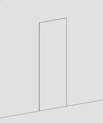 Revit hidden frame door v2020