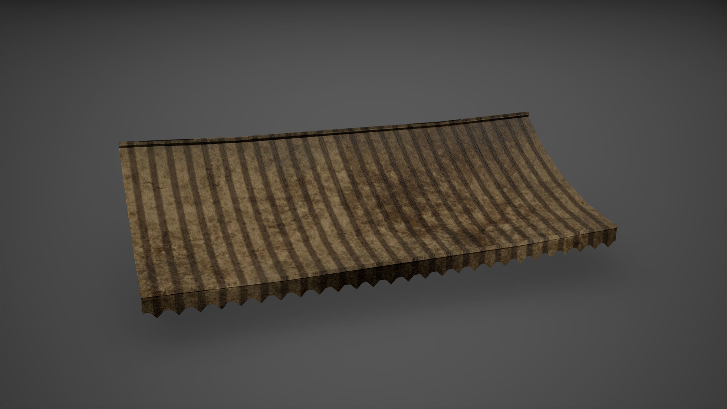 Awning Tent Game Ready Low-poly 3D model_4