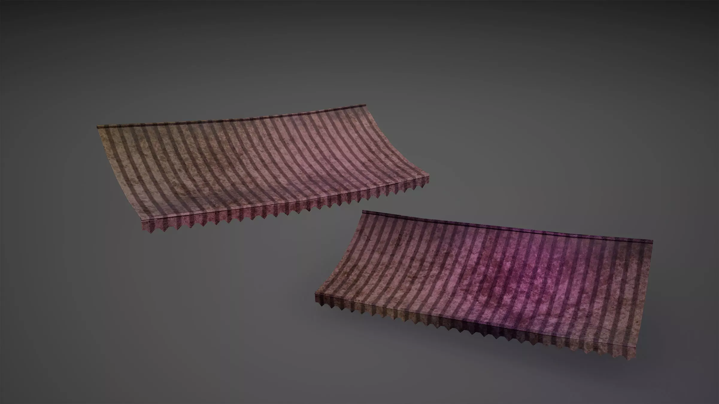 Awning Tent Game Ready Low-poly 3D model_0