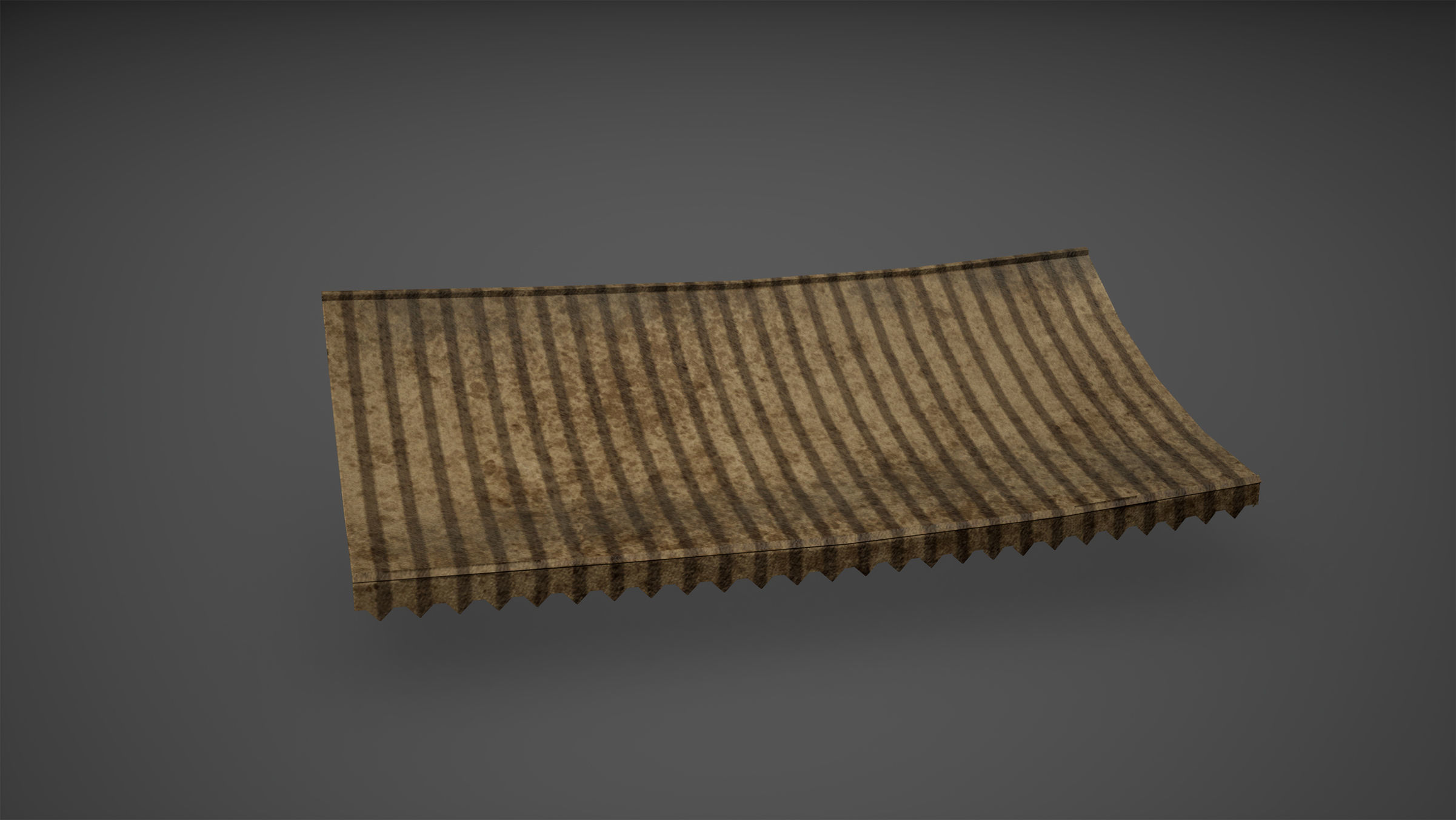 Awning Tent Game Ready Low-poly 3D model_2