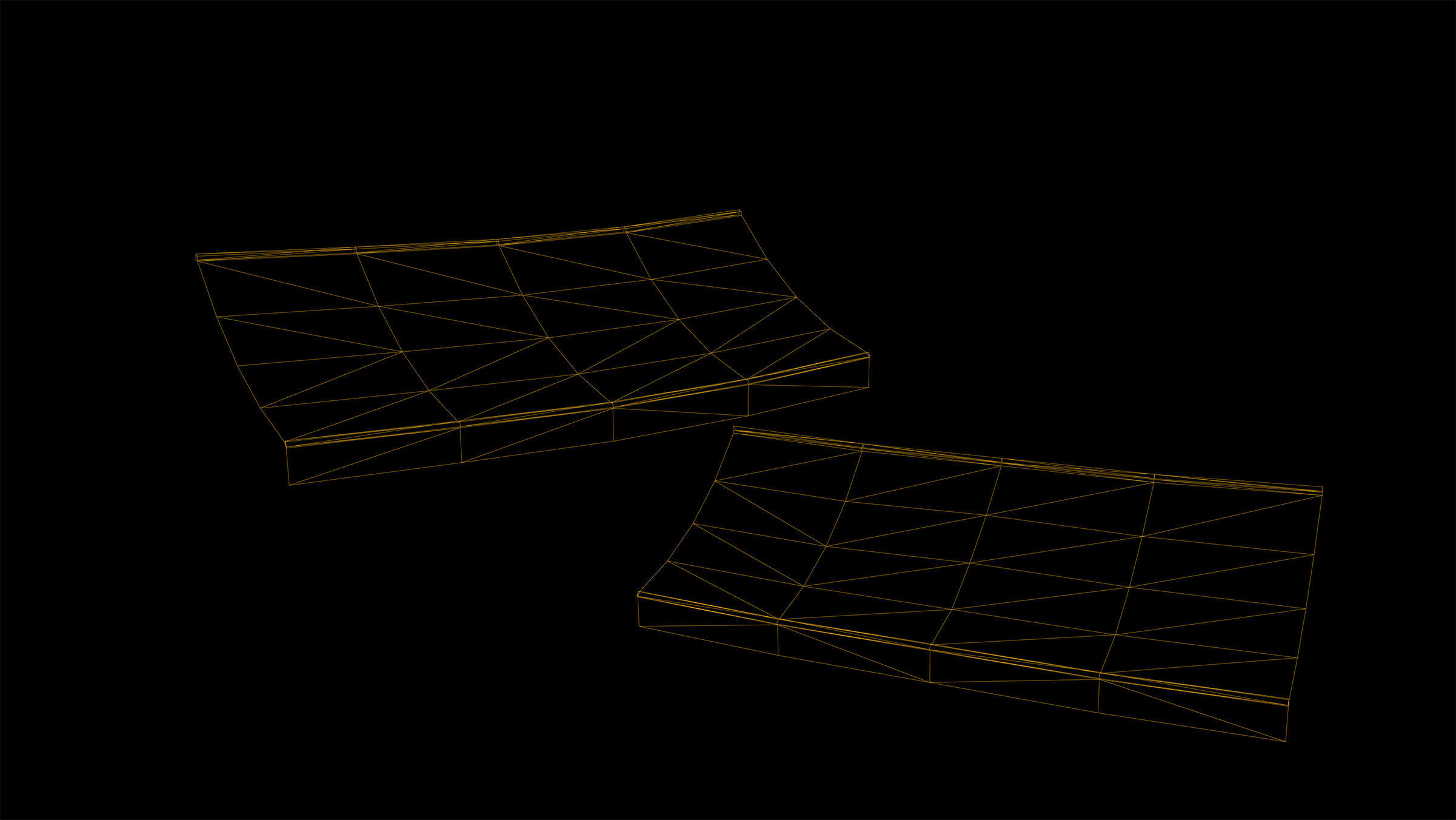 Awning Tent Game Ready Low-poly 3D model_5