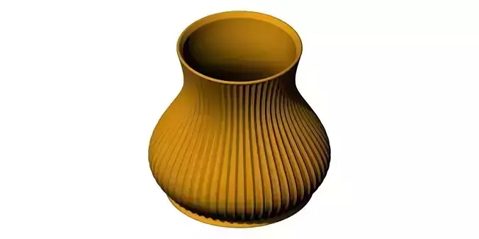 Indoor vase 3D print model