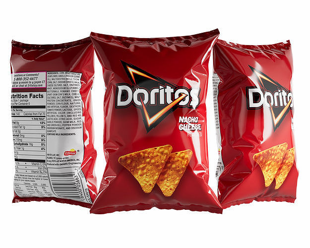 Chips Packaging 3D model 2