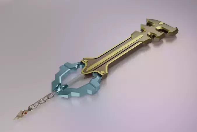 Keyblade Earthshaker 3D Model