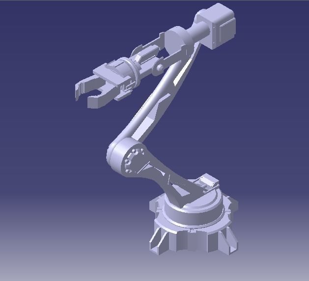 6 axis robot using catia  3D model_1