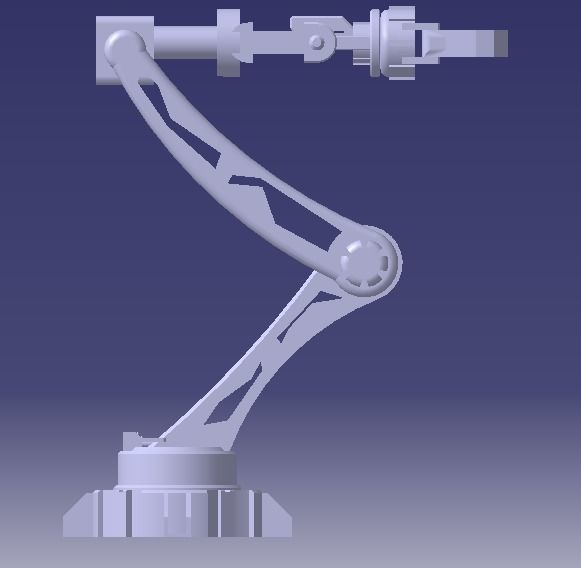 6 axis robot using catia  3D model_2