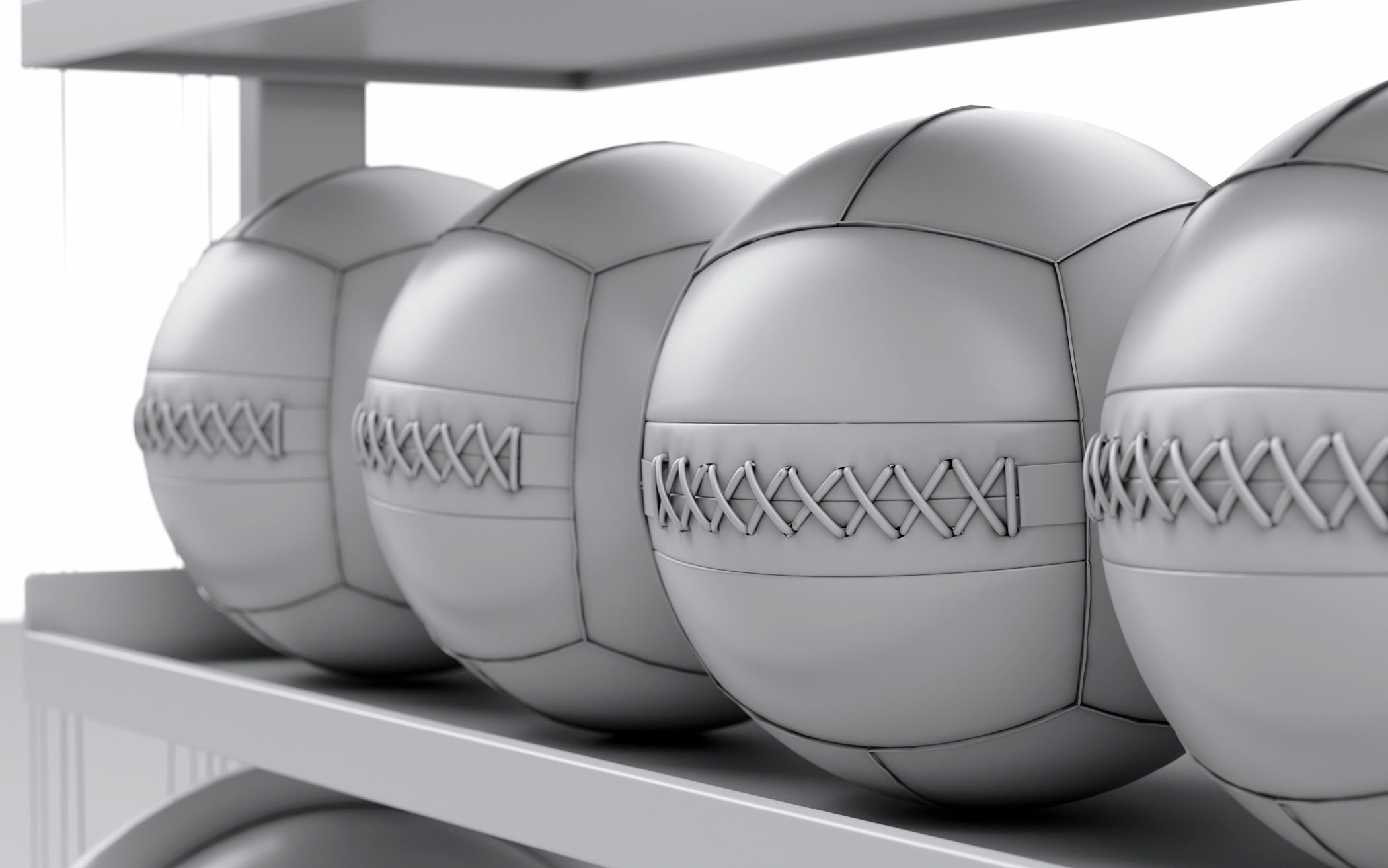 Fitness set Technogym SKILLTOOLS Kit 3D model_8