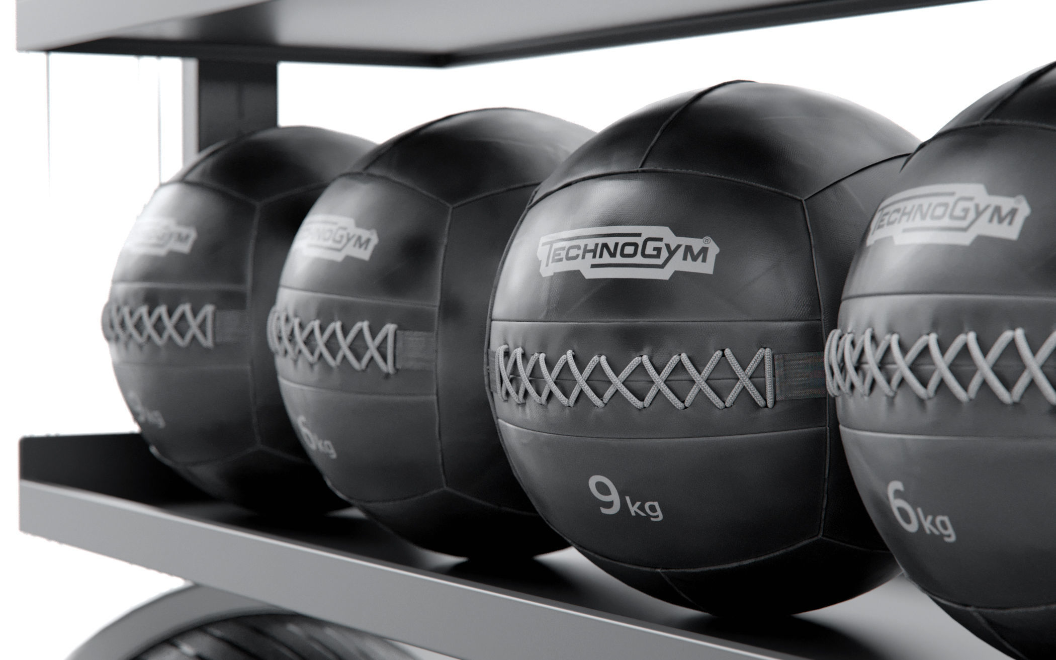 Fitness set Technogym SKILLTOOLS Kit 3D model_7