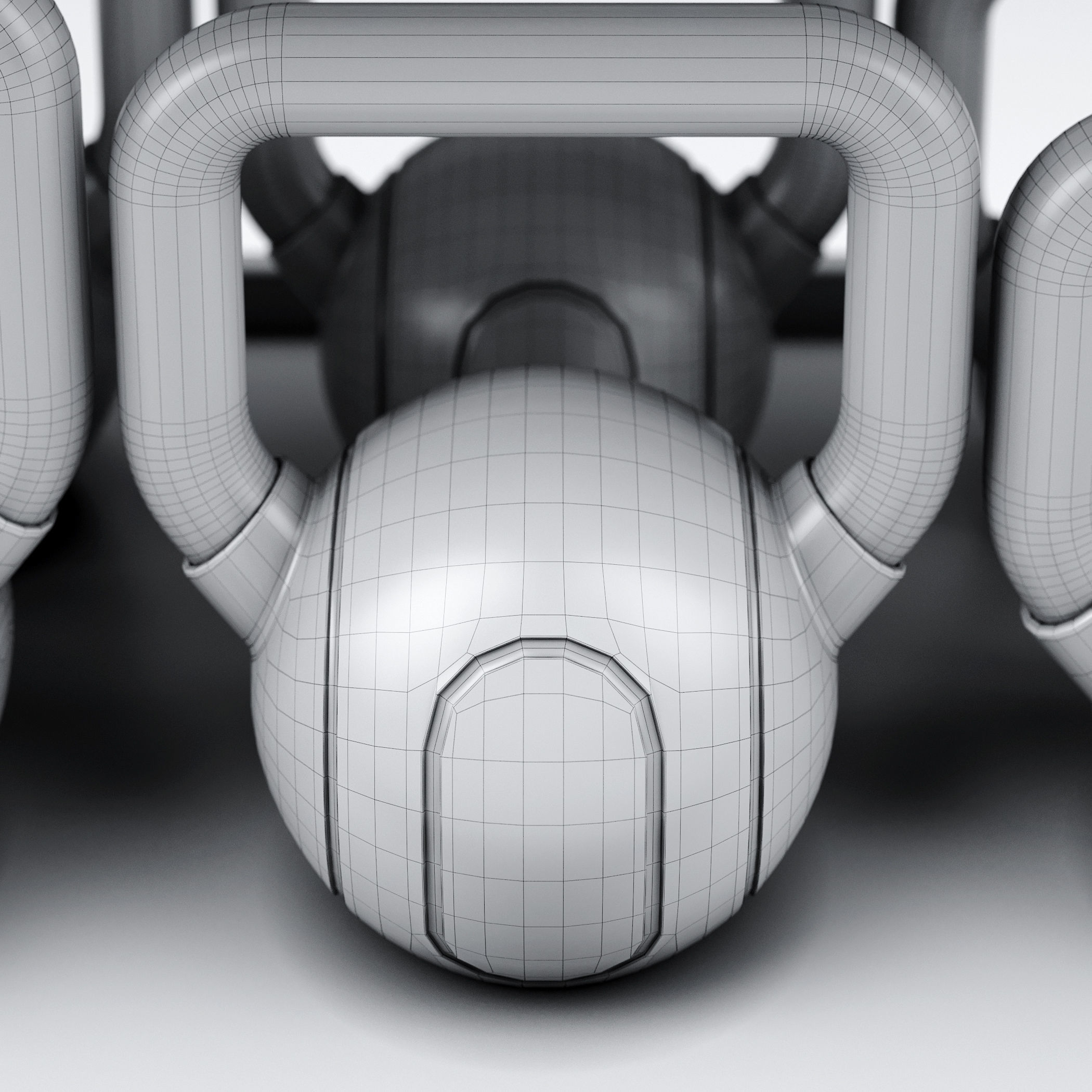 Fitness set Technogym SKILLTOOLS Kit 3D model_15