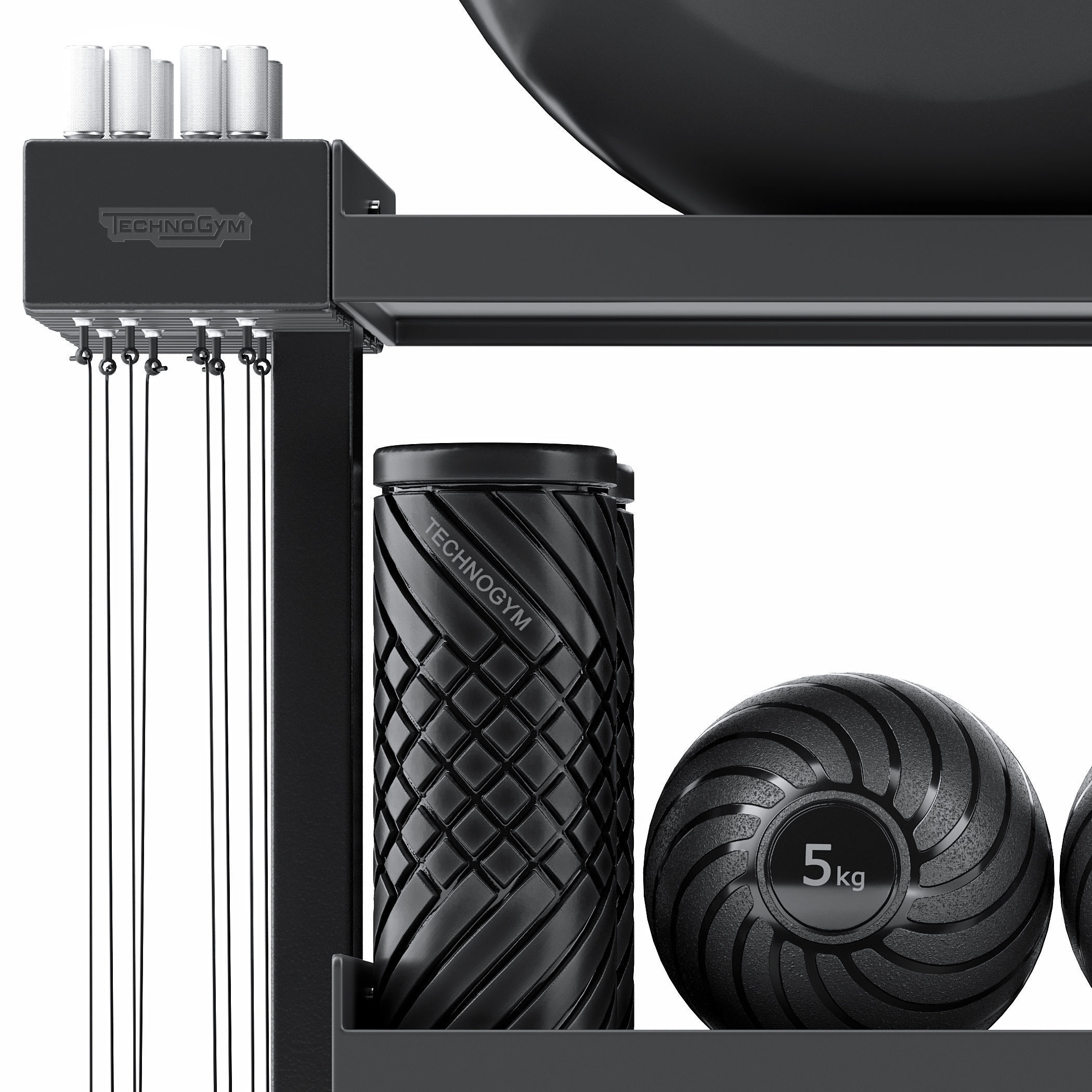 Fitness set Technogym SKILLTOOLS Kit 3D model_4