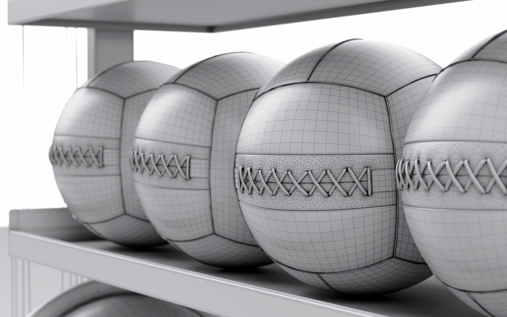 Fitness set Technogym SKILLTOOLS Kit 3D model_9