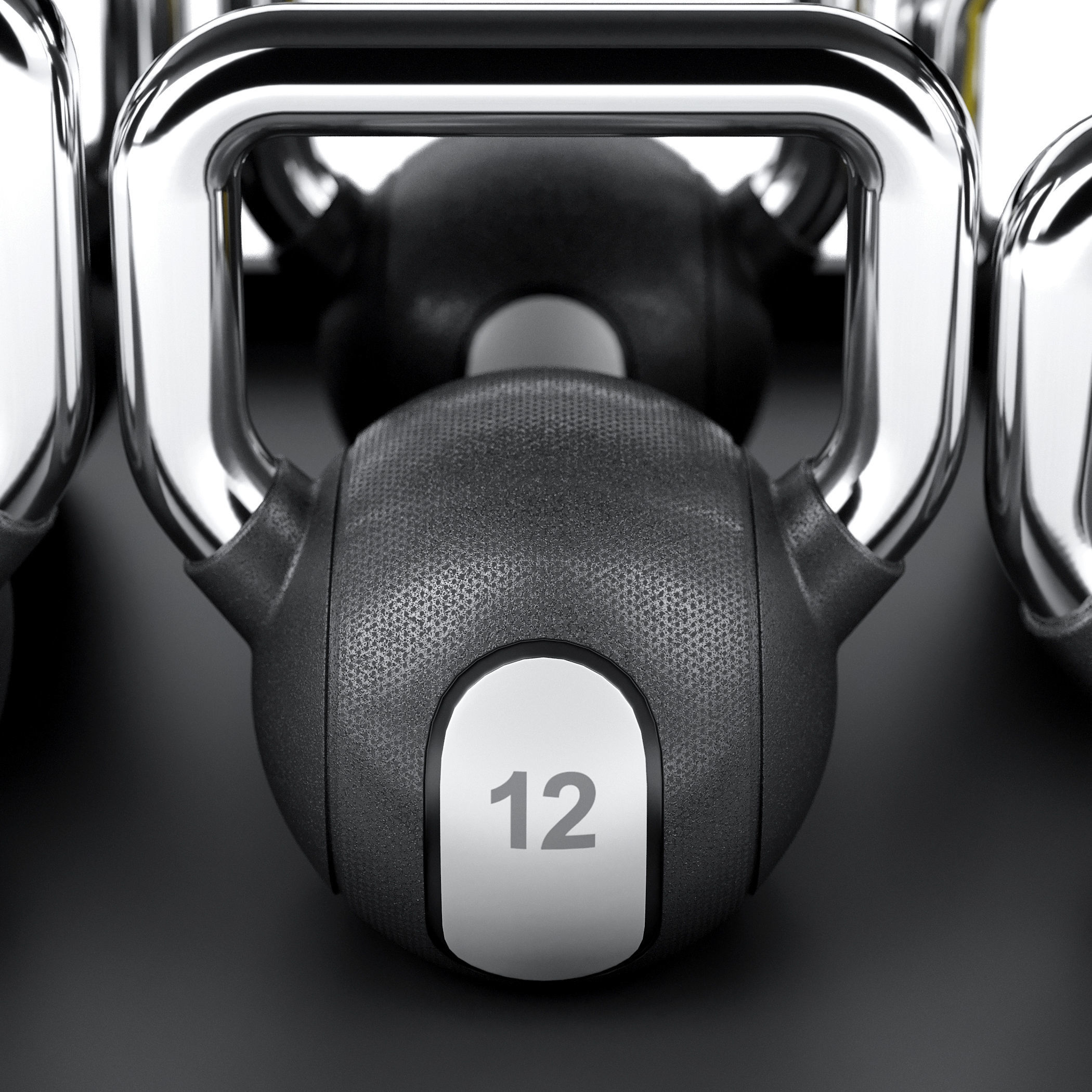 Fitness set Technogym SKILLTOOLS Kit 3D model_13