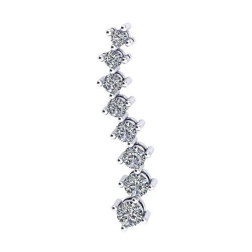 pendant multistone jewel with round diamond multi stones 8 3D print model