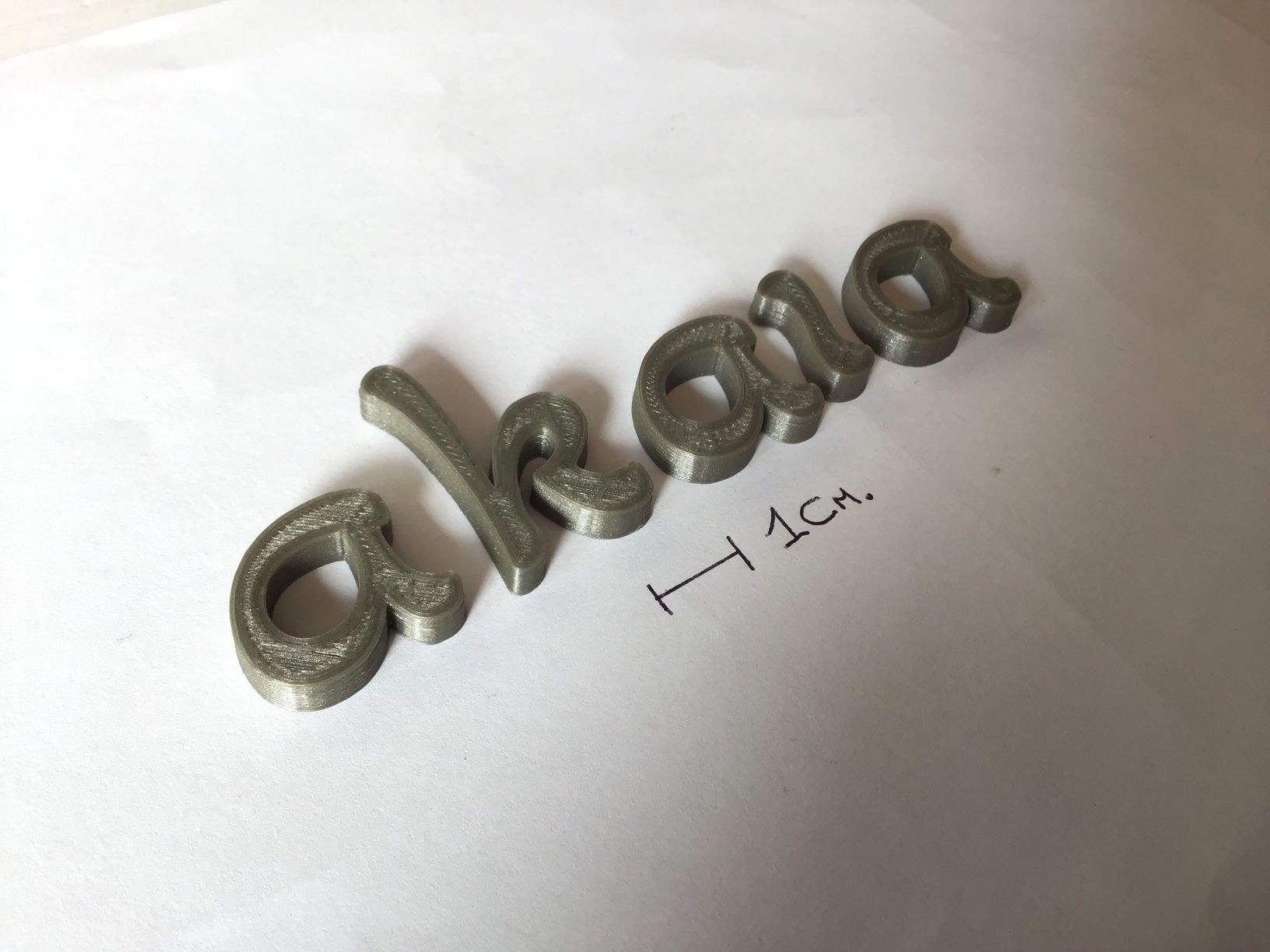 AKAIA Font uppercase and lowercase 3D Letters STL FILE  3D print model_7