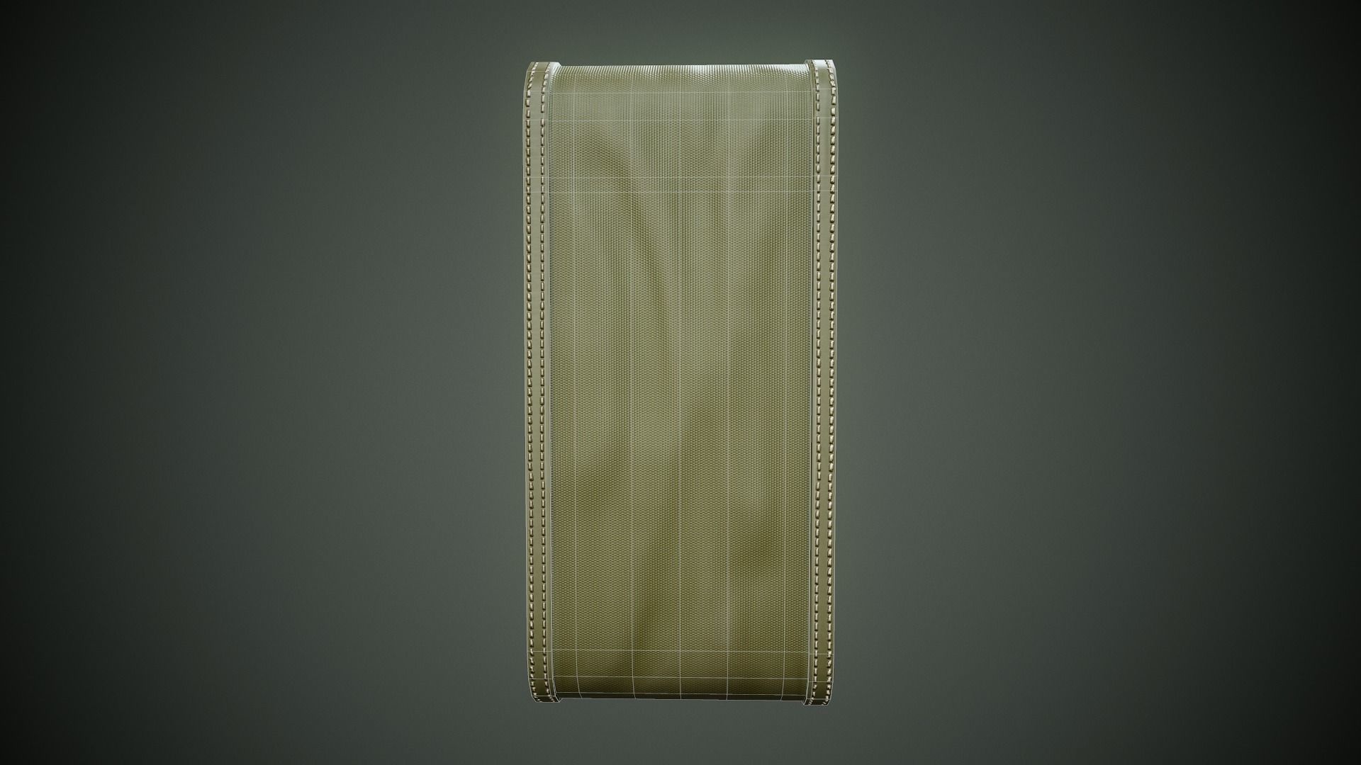 Military Pouch - Tutorial Included Low-poly 3D model_7