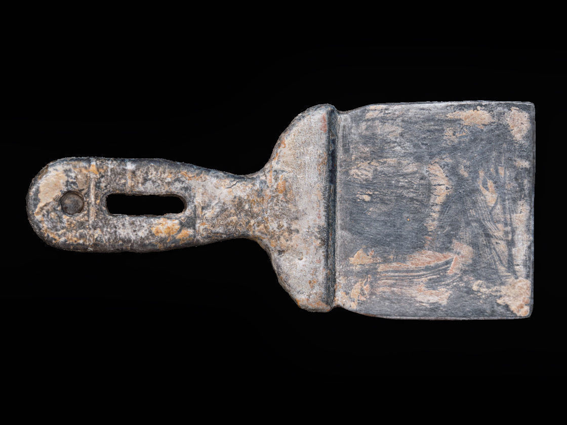 Spatula Ultra realistic scan Low-poly 3D model_3