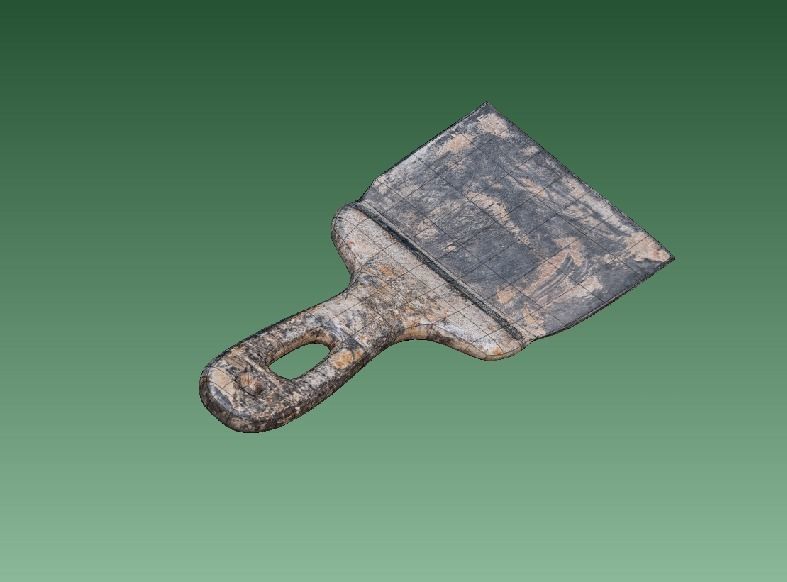 Spatula Ultra realistic scan Low-poly 3D model_4