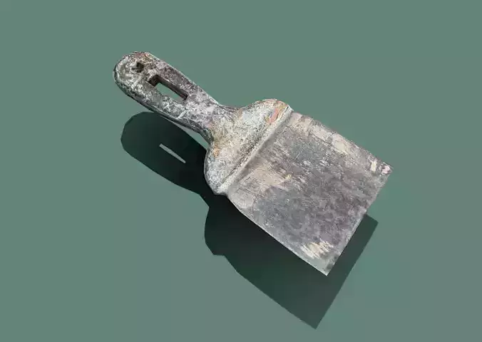 Spatula Ultra realistic scan Low-poly 3D model  Spatula Ultra realistic scan Low-poly 3D model