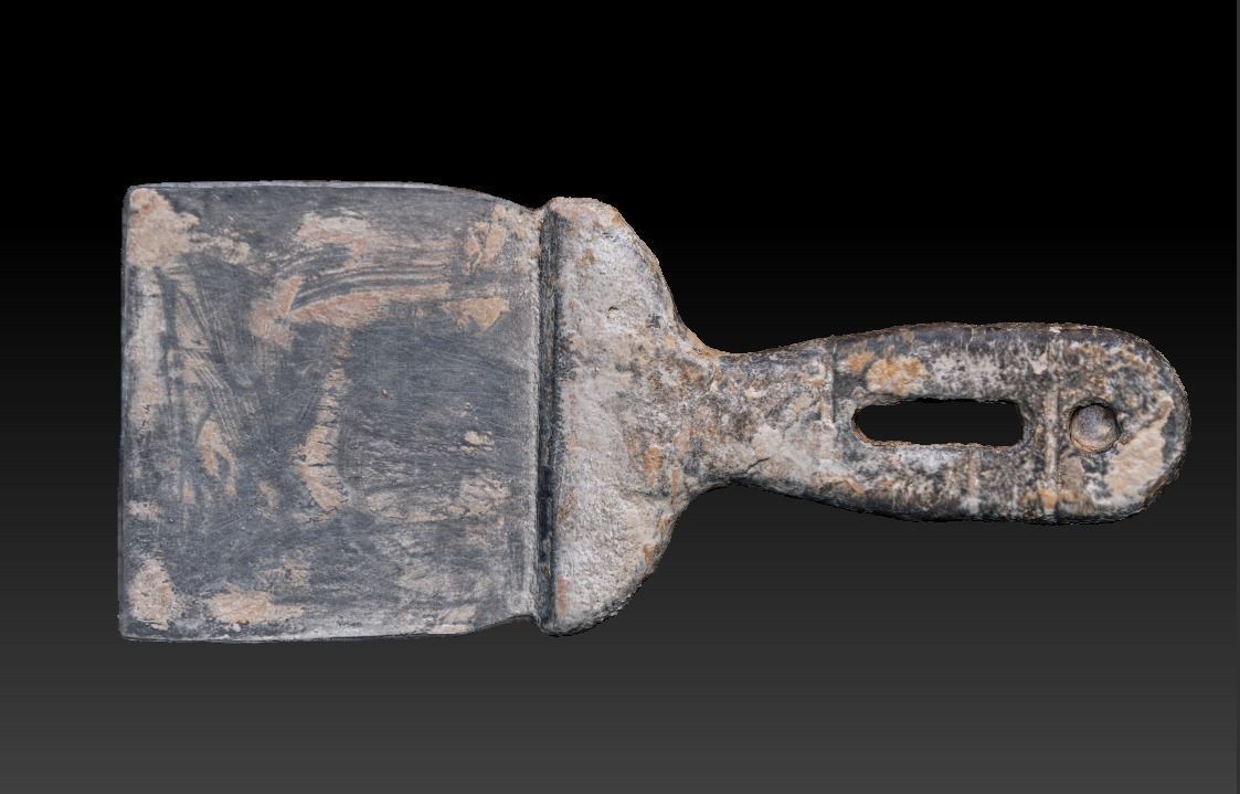 Spatula Ultra realistic scan Low-poly 3D model_8