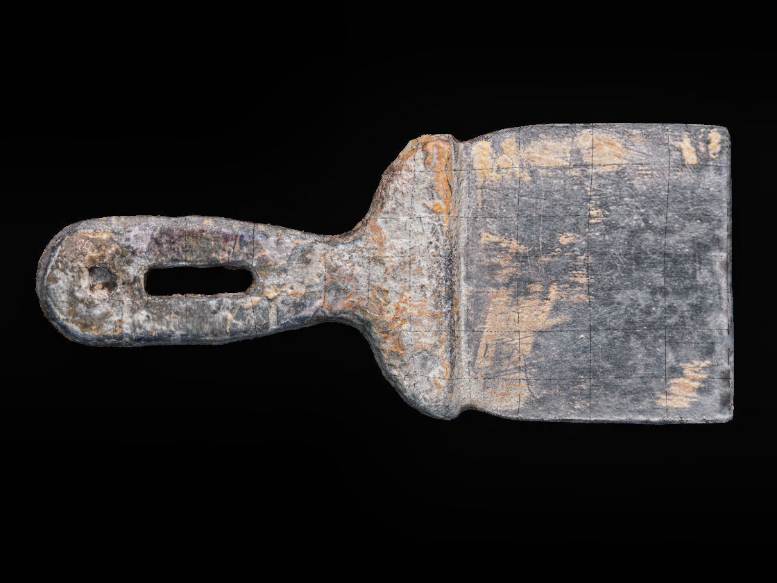 Spatula Ultra realistic scan Low-poly 3D model_2