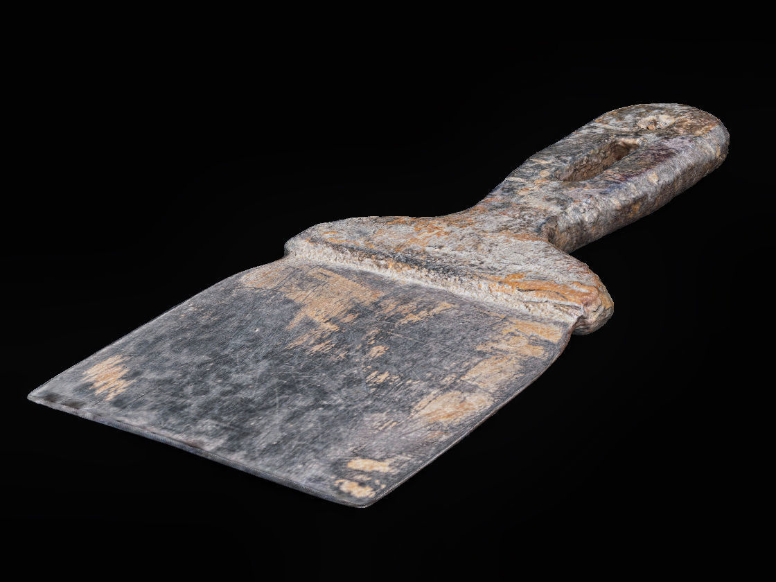 Spatula Ultra realistic scan Low-poly 3D model_1