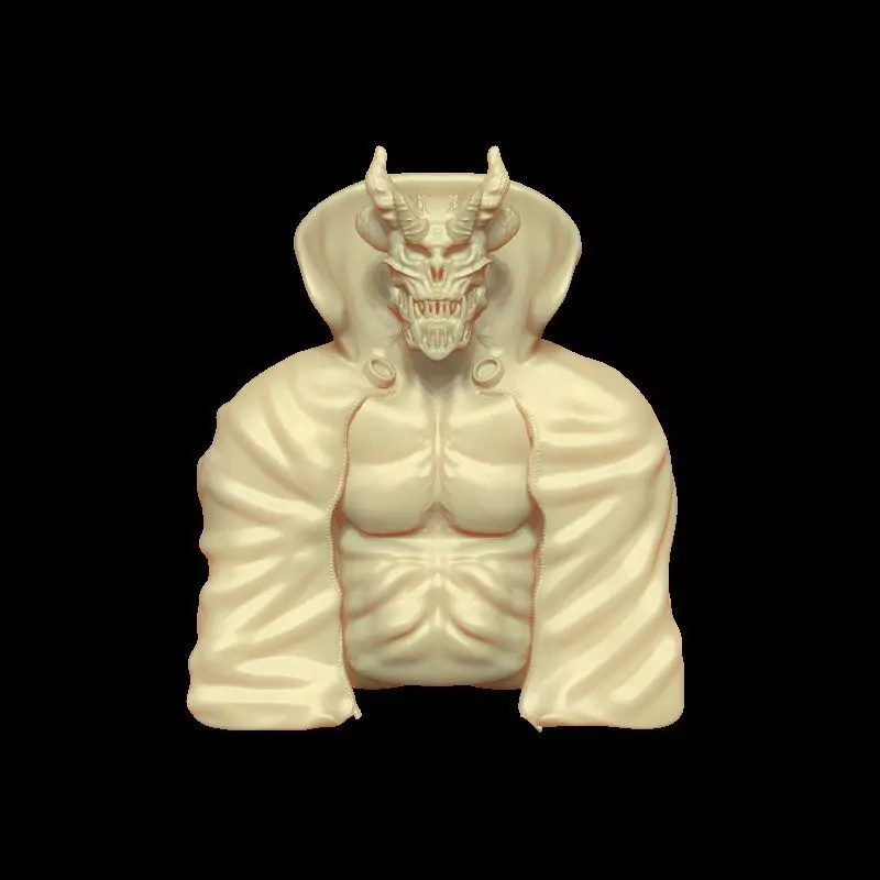 DemonKing demon bust 3D print model