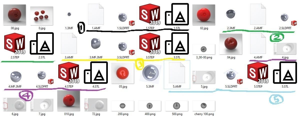 Cherry 5 design pack for 3d printing 3D print model_16