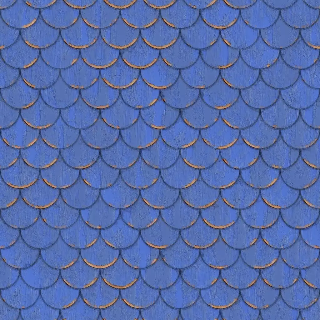 Cube1 fish scales background Free 3D model