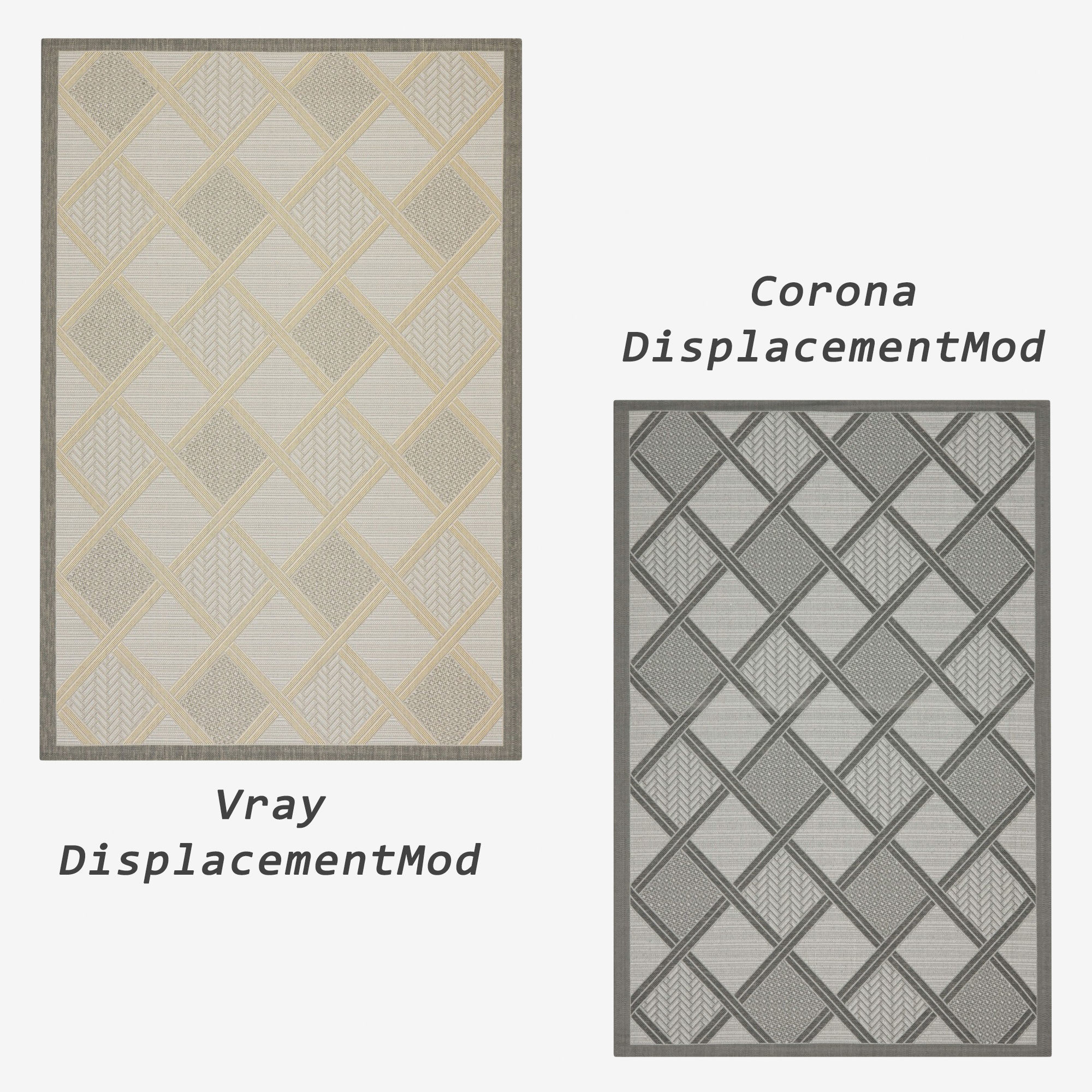 Rugs No 1 Low-poly 3D model_2