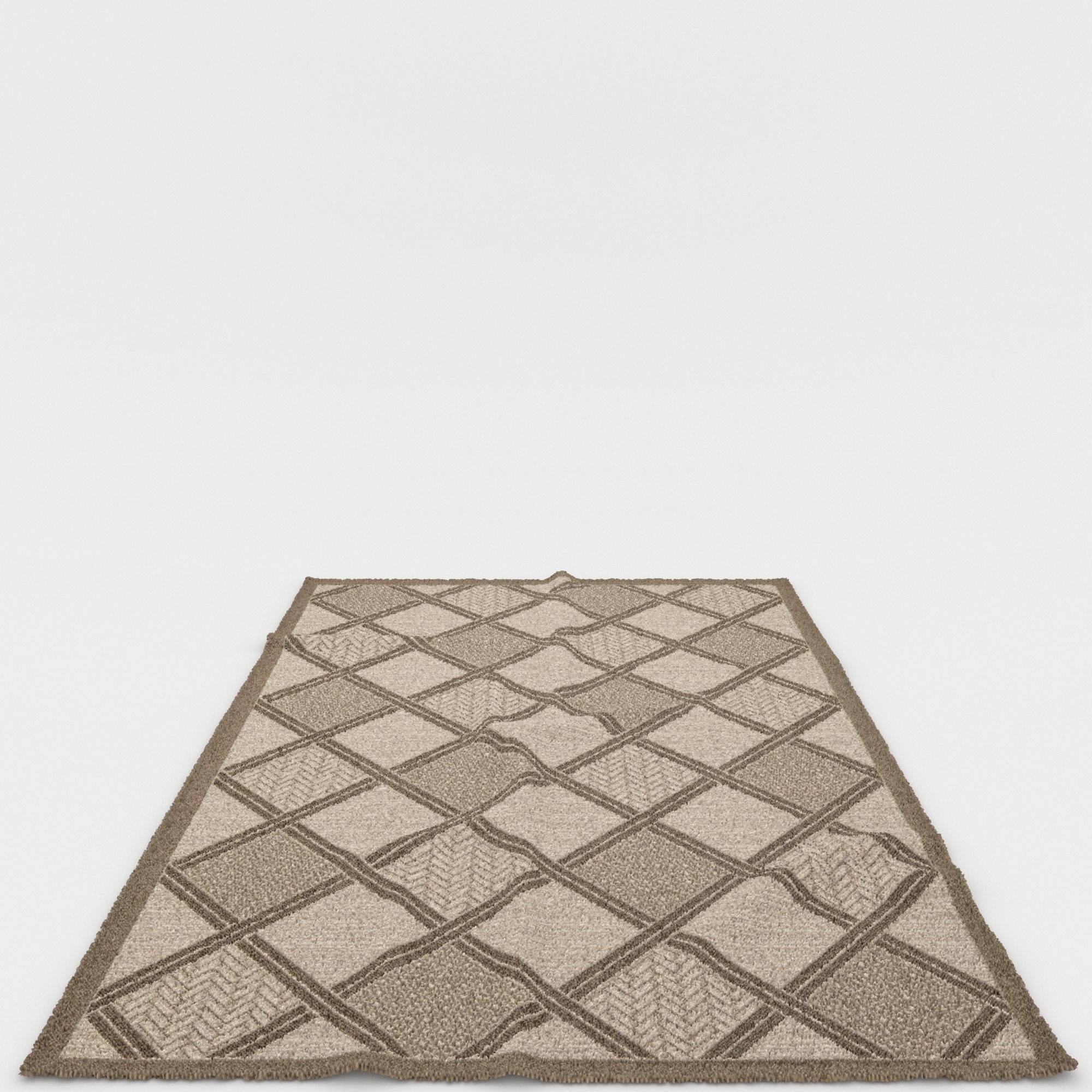 Rugs No 1 Low-poly 3D model_5