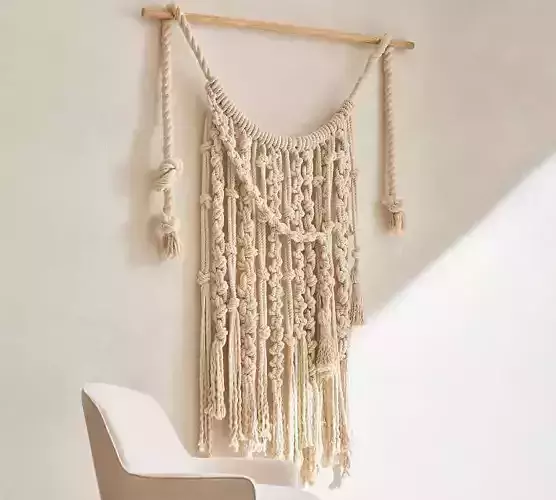 Shay Oversized Hanging Macrame Wall Art