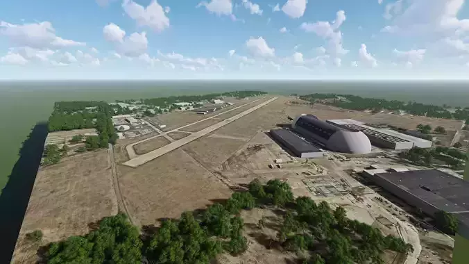 Akron Fulton International Airport 3D model