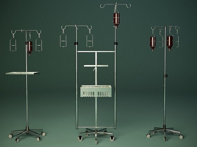Medical tripod PBR Low-poly 3D model