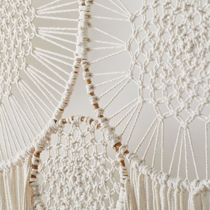 Handwoven Macrame Tapestry Wall Art 3D model_1