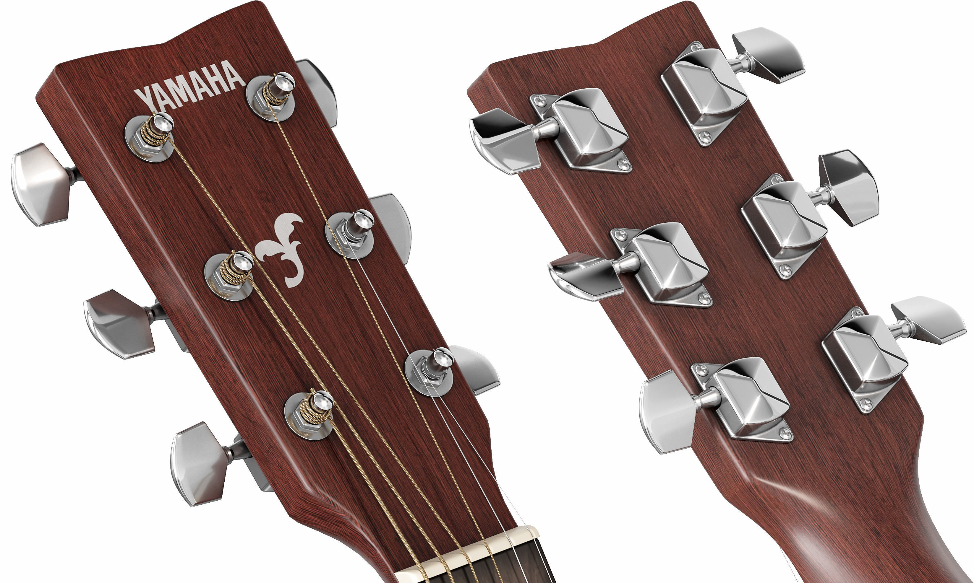 Guitar set for stage 3D model_4