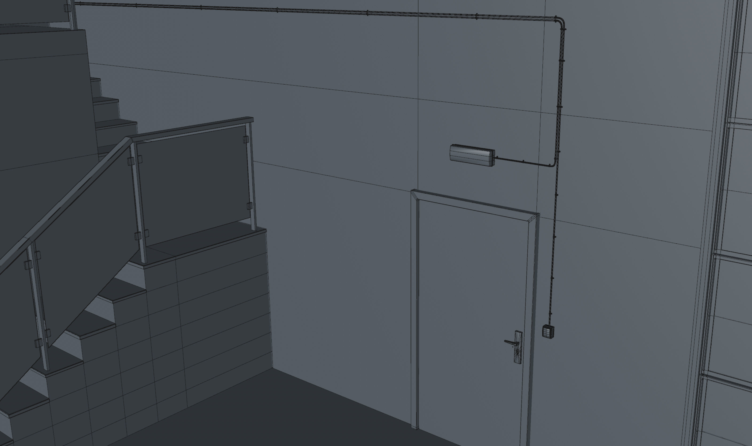 Dirty Garage Low-poly 3D model_25