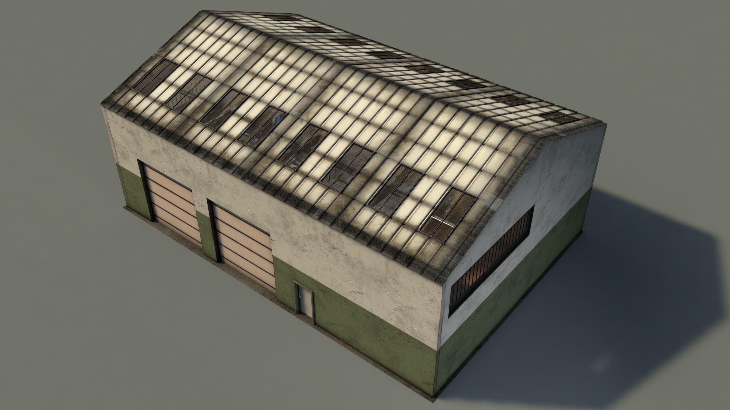 Dirty Garage Low-poly 3D model_12