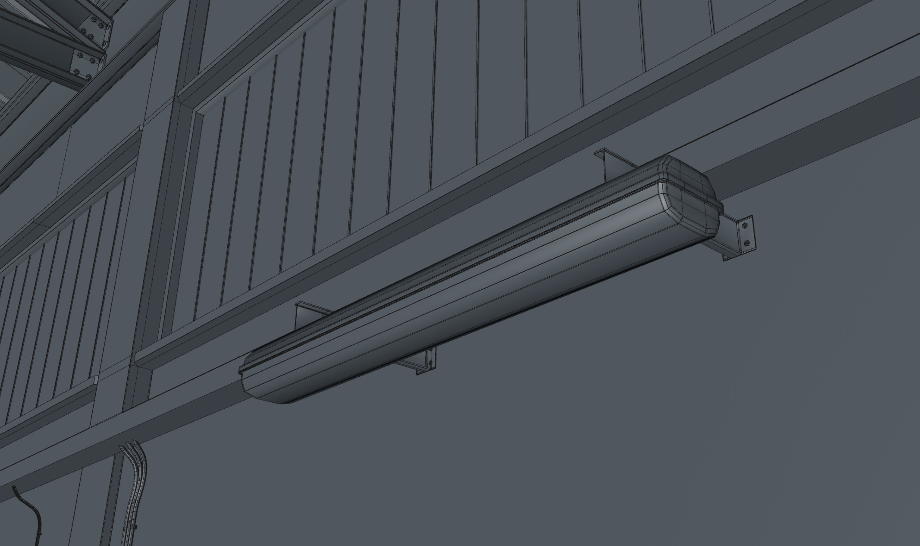 Dirty Garage Low-poly 3D model_22