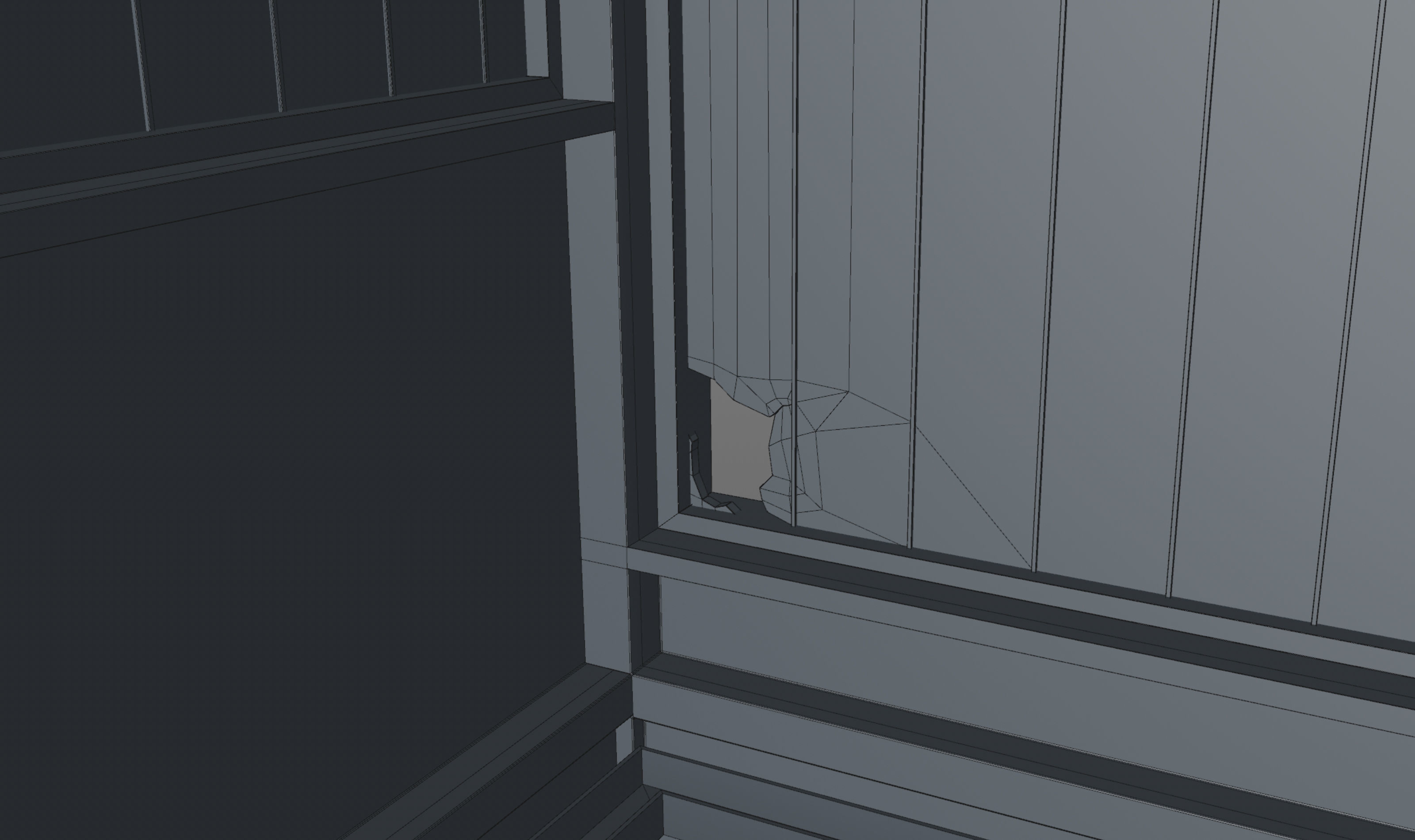 Dirty Garage Low-poly 3D model_24