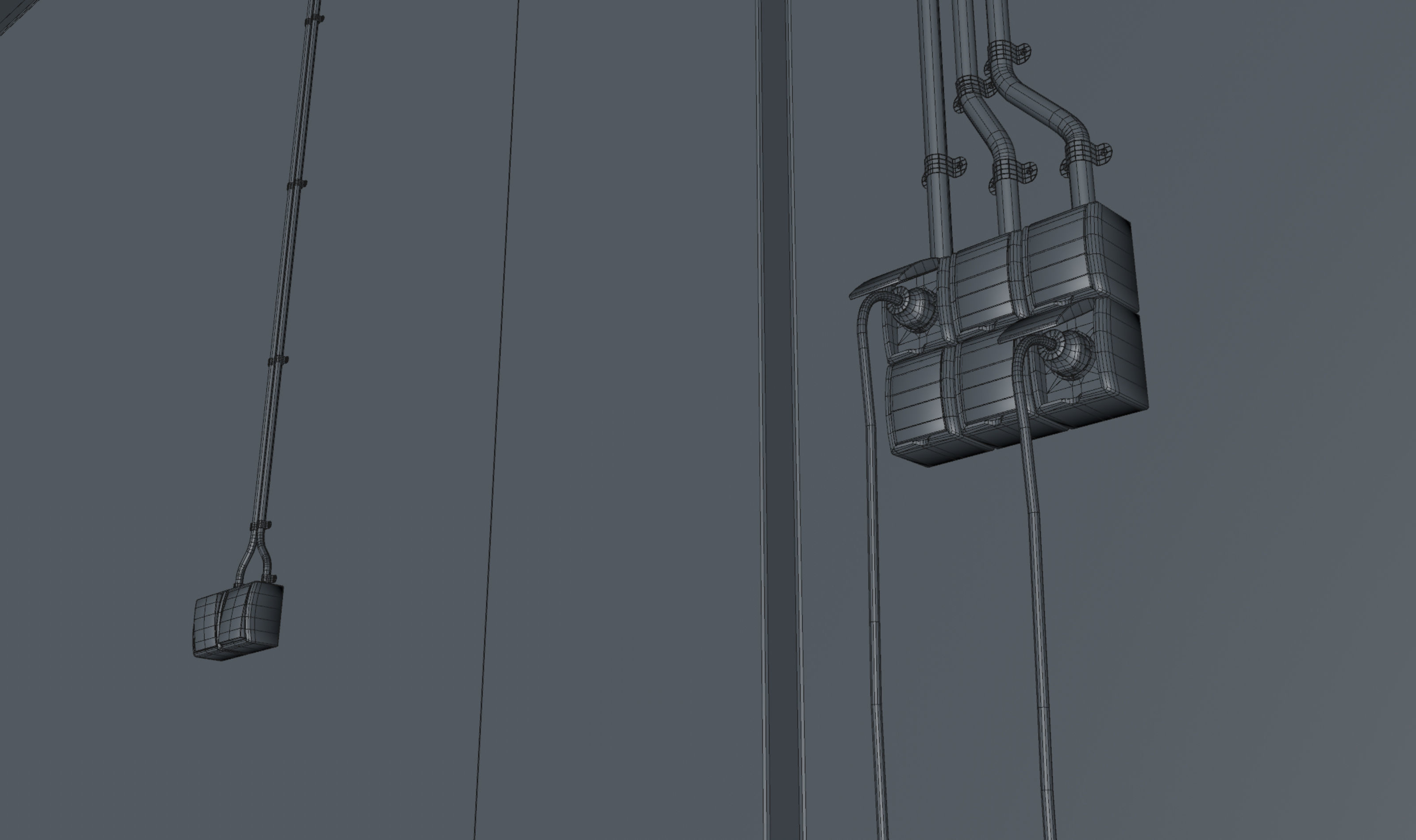 Dirty Garage Low-poly 3D model_21