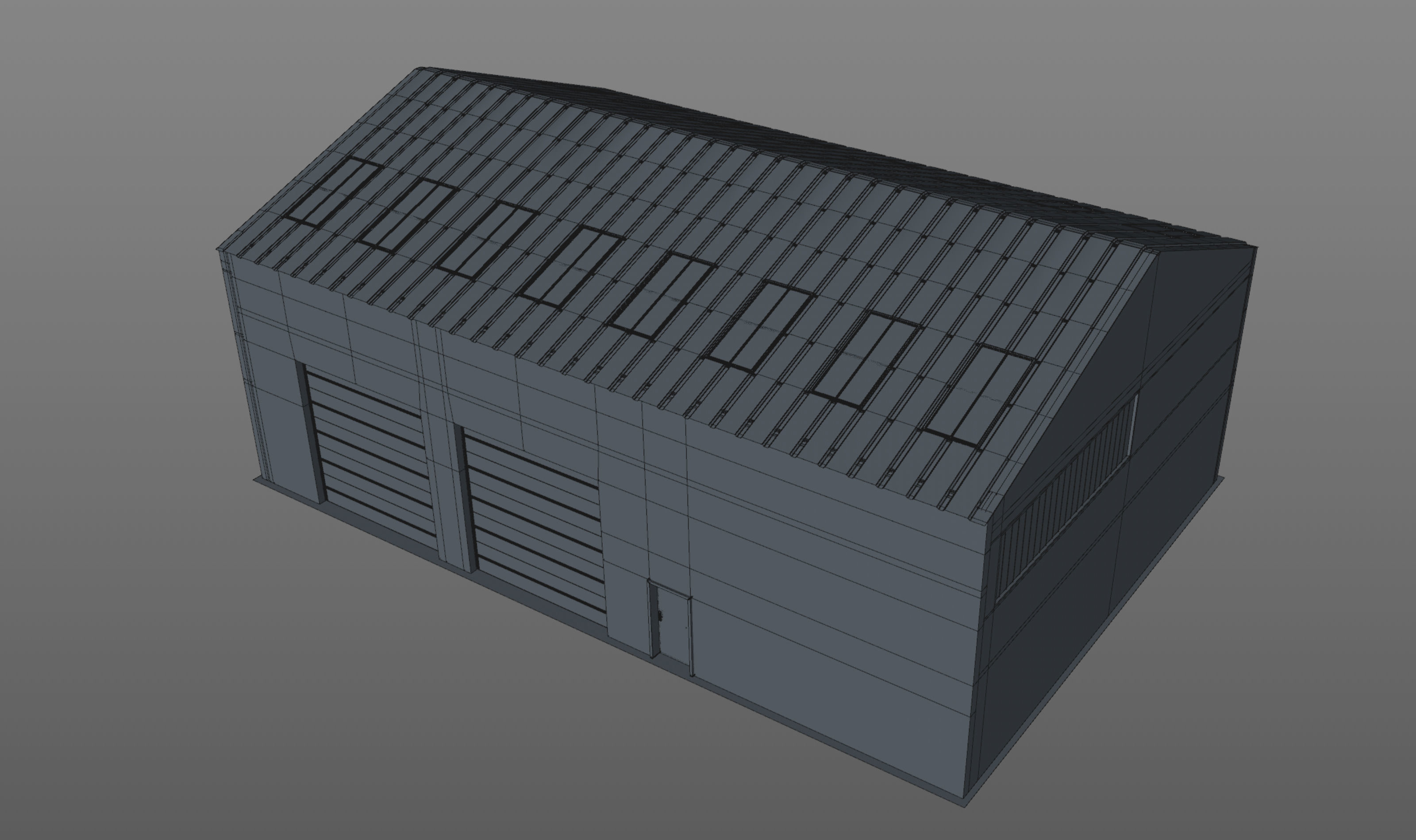 Dirty Garage Low-poly 3D model_15