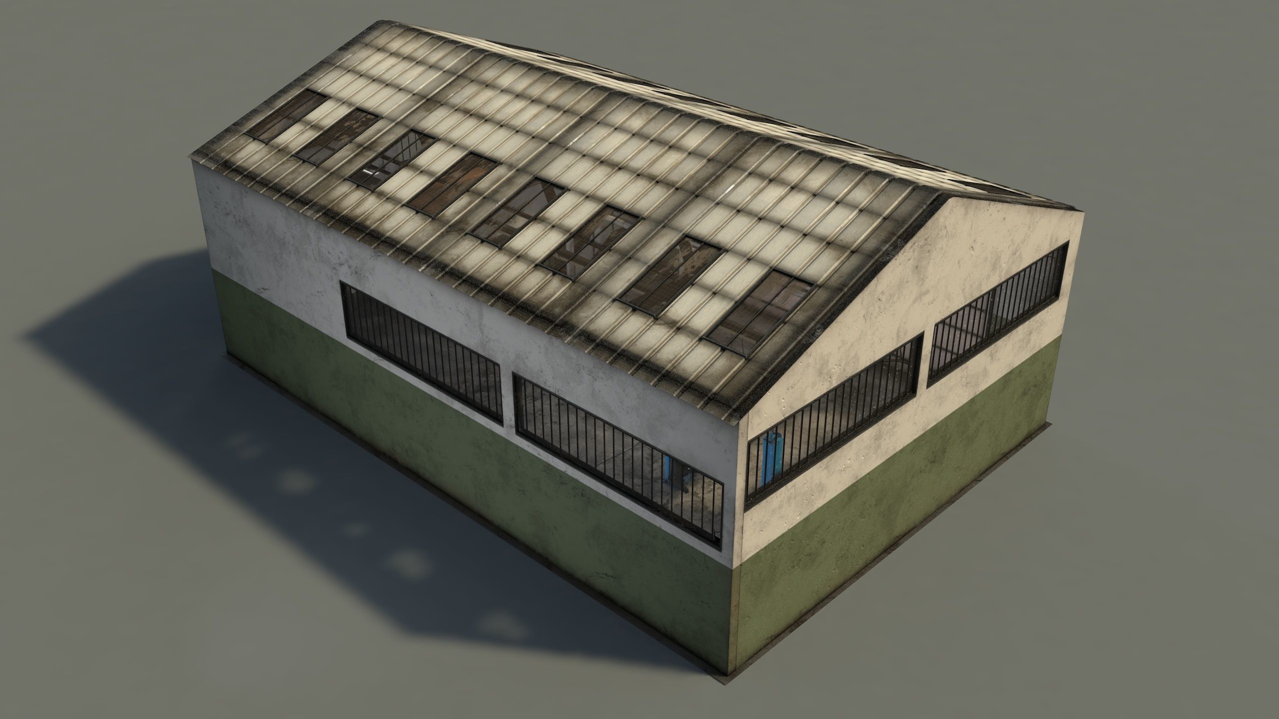 Dirty Garage Low-poly 3D model_14