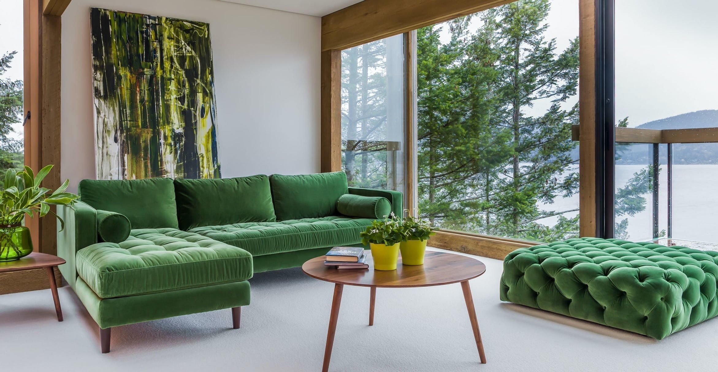 Ottoman velvet Low-poly 3D model_2